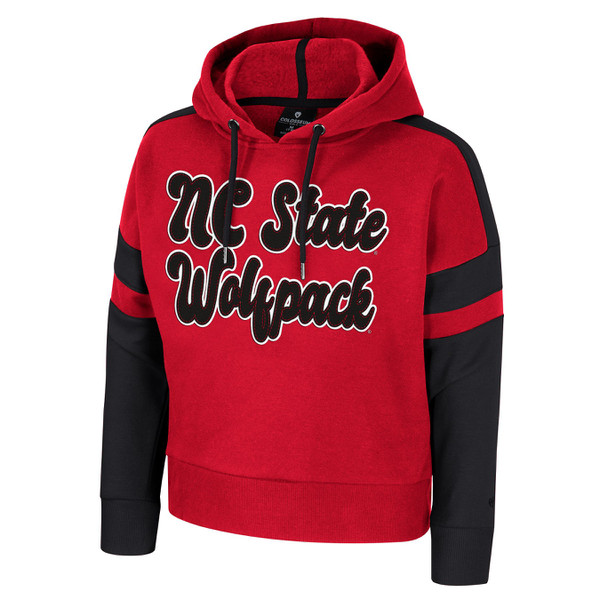 Red/Black Youth Girls Pullover Hood